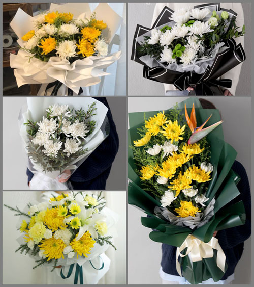 湖北孝感市安陆市王义贞镇白事花束代送
